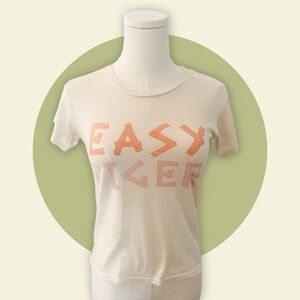 Amuse Society EASY TIGER Graphic Tee XS